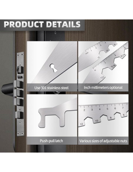 Juego de Llave Multifuncional DRAINJH de Acero Inoxidable - 2 Piezas