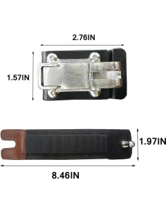 Cinturón de herramientas XNDGURE con hebilla y accesorios 2