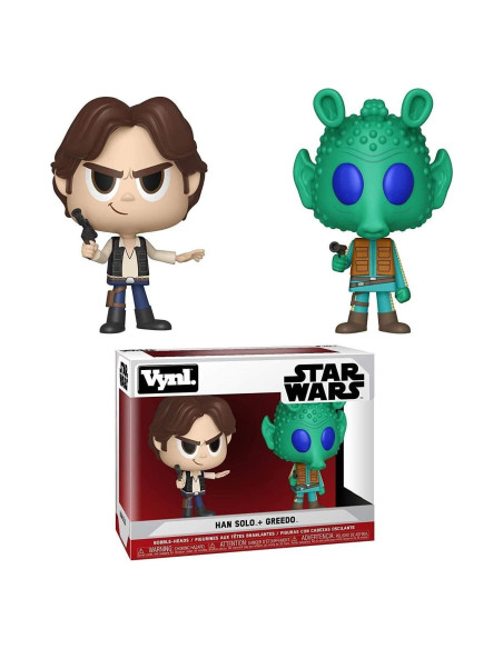 Funko Vynl Star Wars Han Solo y Greedo 2 Figuras 9.5 cm