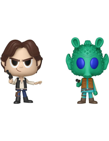 Funko Vynl Star Wars Han Solo y Greedo 2 Figuras 9.5 cm