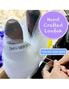 Esponjas de Baño Exfoliantes Shower Bouquet - 4 Pack 60g 2