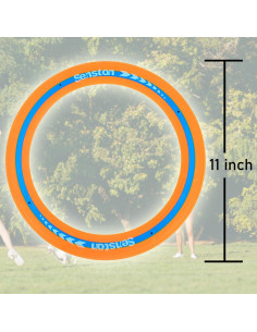 Discos Voladores Senston 27,94 cm Suaves 3 Pcs Diversión Familiar 2