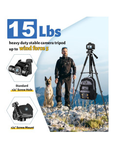 Trípode JOILCAN 170 cm para cámara y smartphone 2