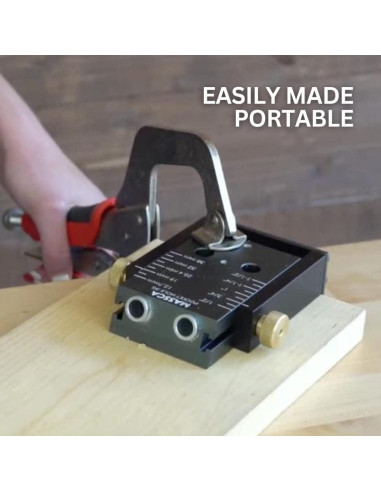 Plantilla de Agujeros en Ángulo Massca M1 - Aluminio Ajustable