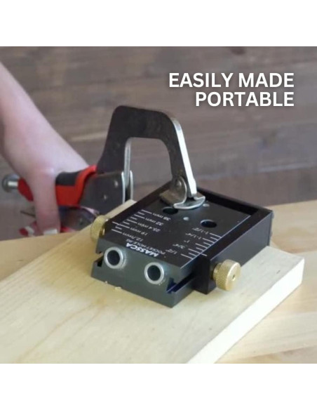 Plantilla de Agujeros en Ángulo Massca M1 - Aluminio Ajustable