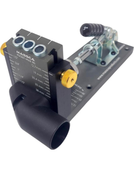 Plantilla de Agujeros en Ángulo Massca M1 - Aluminio Ajustable