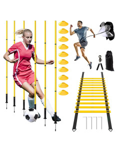 Juego de Entrenamiento de Agilidad Supvision 24 Piezas