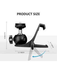 Soporte de cámara RAUBAY para monitor con tornillo de 6,35 mm 2