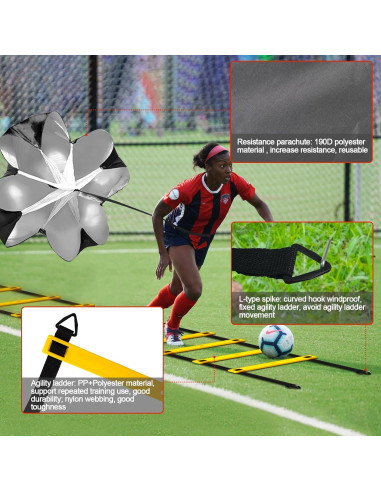 Juego de Entrenamiento de Agilidad Supvision 24 Piezas