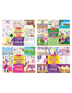 Set de Almohadillas de Pegatinas Reutilizables Melissa & Doug - 680 Piezas