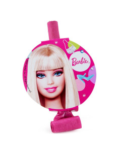 Blowouts de Fiesta Barbie Amscan - Paquete de 8 Unidades
