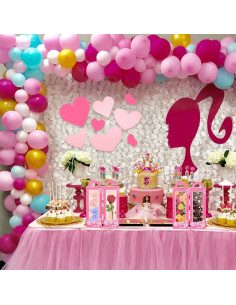 Paquete de 18 Cajas de Fiesta Rosadas EGEN con Ventana 2