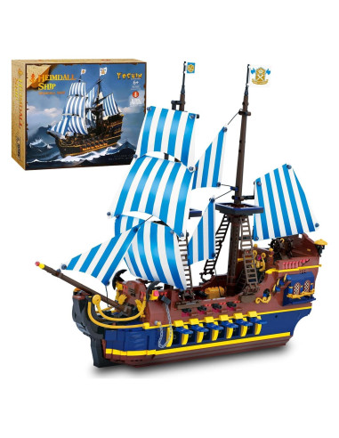 Barco Pirata YESHIN 7039 - Set de Construcción 2010 Piezas