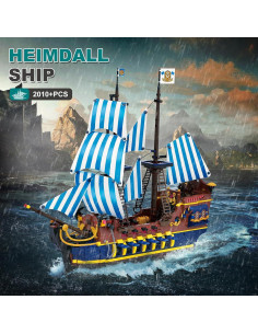 Barco Pirata YESHIN 7039 - Set de Construcción 2010 Piezas 2