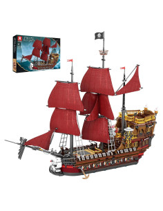 Kit de Bloques de Construcción Barco Pirata Reobrix 66010 2776 PCS