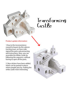 Bloques de Construcción AIYIMUSIDEEN Castillo Transformable 660 Piezas 2