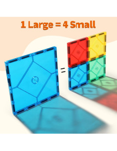 Set de 8 Azulejos Magnéticos Grandes Mruikeny para Niños 3+ 2