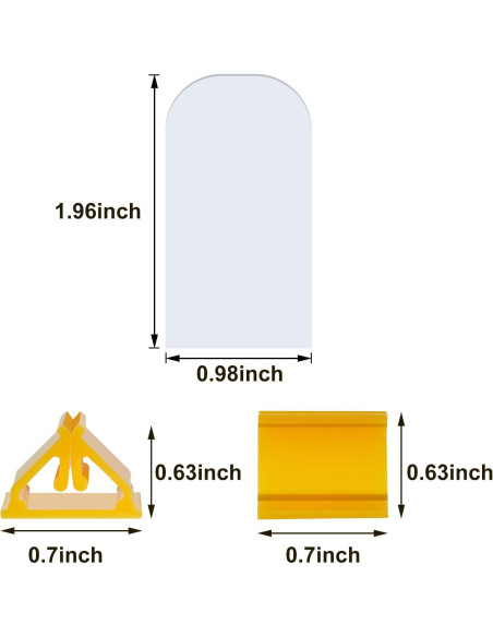 Soportes de Tarjetas Blulu 36 Piezas Multicolor y Marcadores