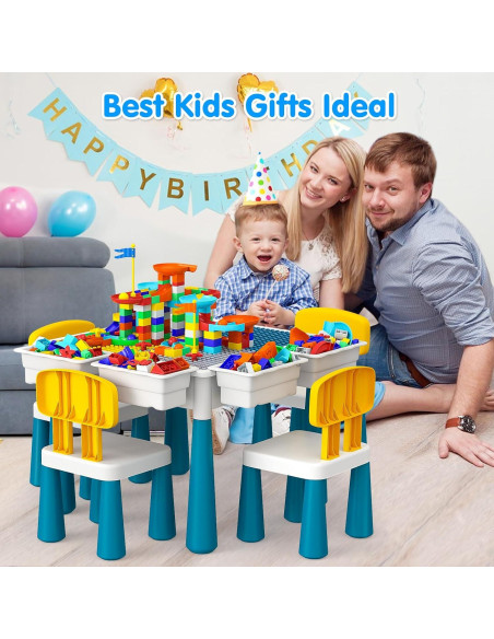 Mesa de Actividades para Niños OCATO con 152 Piezas Multicolor