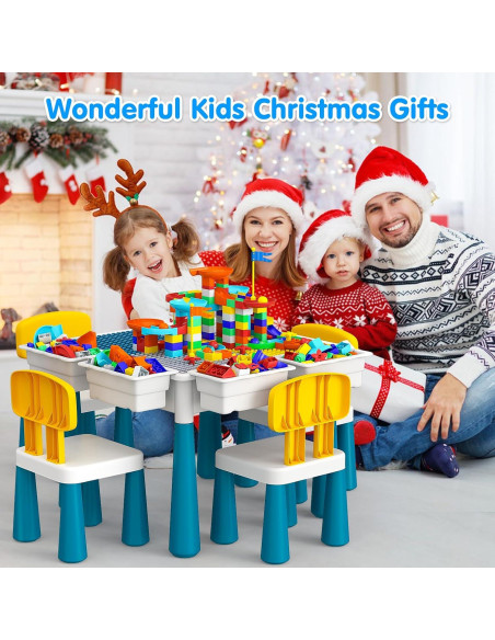 Mesa de Actividades para Niños OCATO con 152 Piezas Multicolor