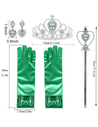 Disfraz de Princesa Tiana para Niñas con Accesorios 2-3T