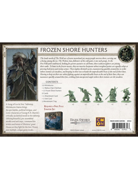 Juego de Estrategia CMON Una Canción de Hielo y Fuego - Cazadores de Costa Congelada - 2+ Jugadores