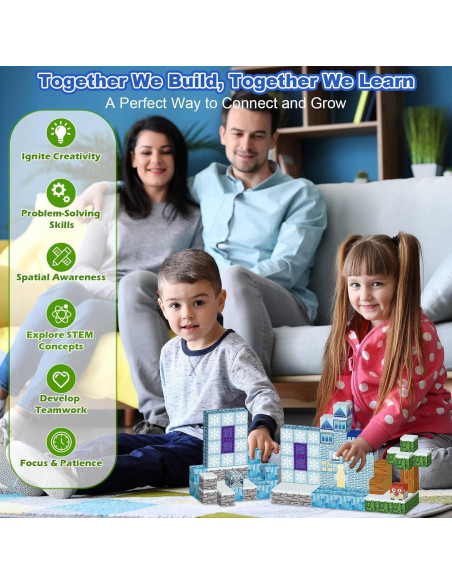 Ludmila Bloques Magnéticos 116 Piezas Castillo Congelado 3D Ludmila Bloques Magnéticos 116 Piezas Castillo Congelado 3D