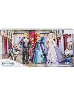 Conjunto de Muñecas Frozen 2 Disney - Anna, Elsa, Kristoff, Olaf y Sven 2