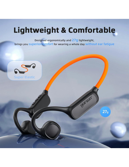 Auriculares Bluetooth 5.4 Vinamass W3 Negro, 10H Reproducción