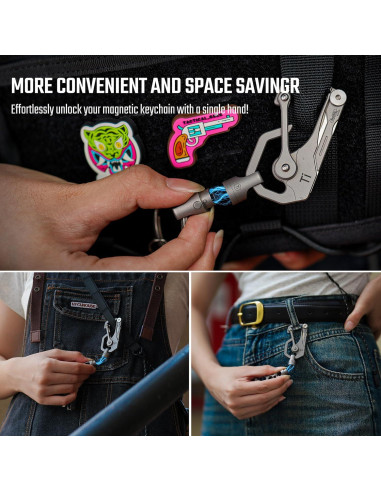 Llave Rápida de Titanio KeyUnity KA45 con Liberación Magnética