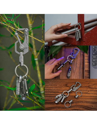 Llave Rápida de Titanio KeyUnity KA45 con Liberación Magnética