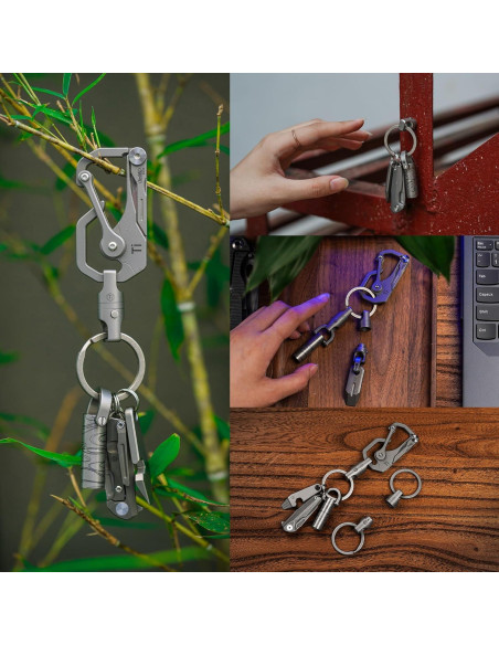 Llave Rápida de Titanio KeyUnity KA45 con Liberación Magnética