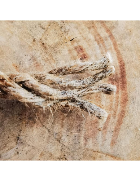 Encendedor de Fuego BSGB 4 Piezas Cuerda de Yute Impermeable