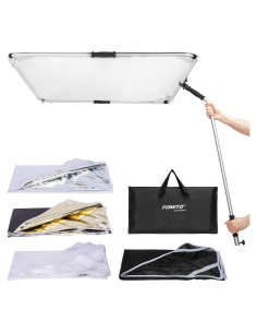 Reflector 5 en 1 FOMITO Cuadrado 100x100cm con Brazo Boom