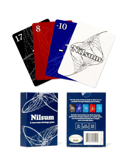 Nilsum - Juego de Estrategia Familiar - 50 Cartas 6,35x8,89 cm