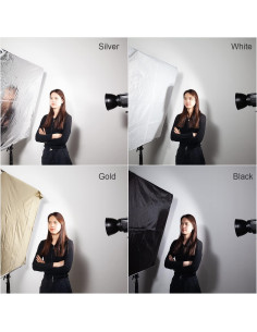 Reflector 5 en 1 FOMITO Cuadrado 100x100cm con Brazo Boom 2