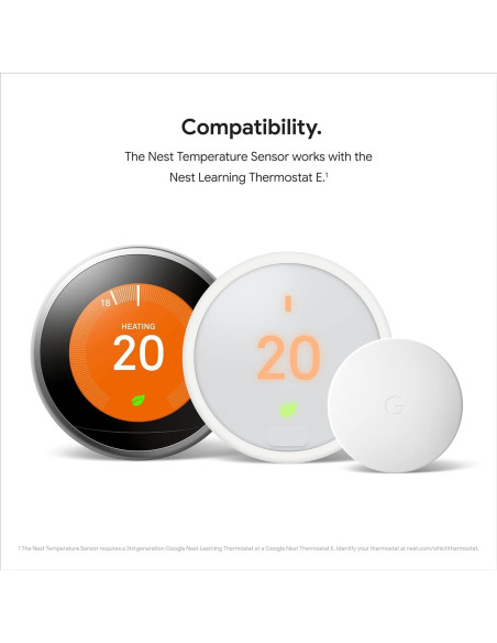 Termostato Aprendizaje Nest Google 3ra Generación Negro