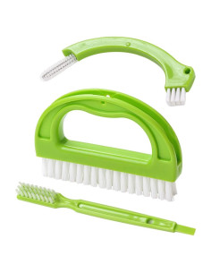 Cepillo Limpiador de Lechada Living&Giving Verde 3 en 1