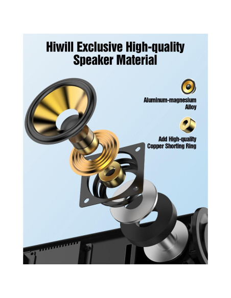 Barra de Sonido Hiwill A51 5.1ch Dolby Atmos con Subwoofer 13.3cm Barra de Sonido Hiwill A51 5.1ch Dolby Atmos con Subwoofer 13.3cm