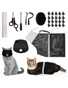 Kit de Aseo para Mascotas 9 en 1 Kritkin - Bolsa de Baño y Herramientas