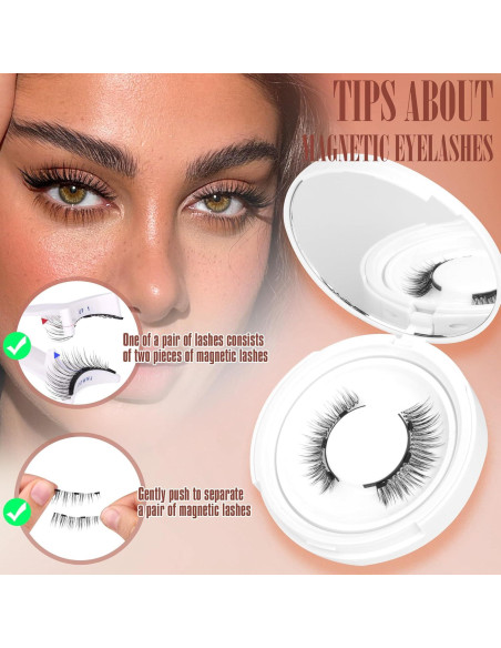 Pestañas Magnéticas Wispy TNFVLONEINS con Aplicador 14cm