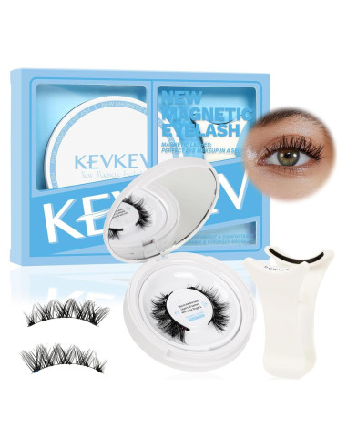 Kit de Pestañas Magnéticas KevKev Reutilizables 1 Par Topacio