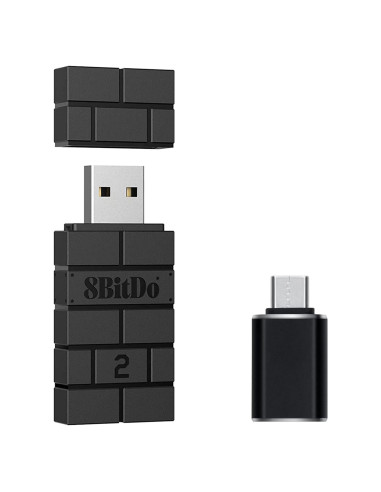 Adaptador USB Inalámbrico 8Bitdo 2 con OTG para PS5 y Switch