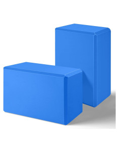 Bloques de Yoga Biguphate Pack de 2 EVA Antideslizantes 23x15x8cm