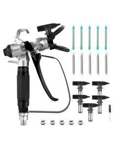 Kit Pistola Pulverización Sin Aire Dotool RP821 5 Puntas 10 Filtros