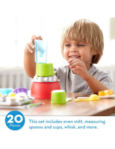 Juego de Hornear Melissa & Doug 20 Piezas Accesorios Cocina 2