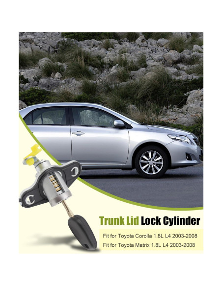 Cilindro de Cerradura Maletero Toyota Corolla/Matrix 2003-2008