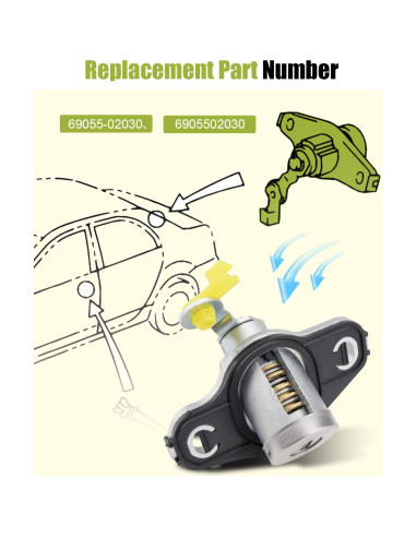 Cilindro de Cerradura Maletero Toyota Corolla/Matrix 2003-2008