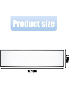 Espejo Retrovisor Convexo Panorámico Mandark 30.48cm 2PCS 2