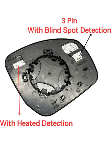 Espejo calefaccionado Jkzvicis izquierdo con punto ciego Land Rover